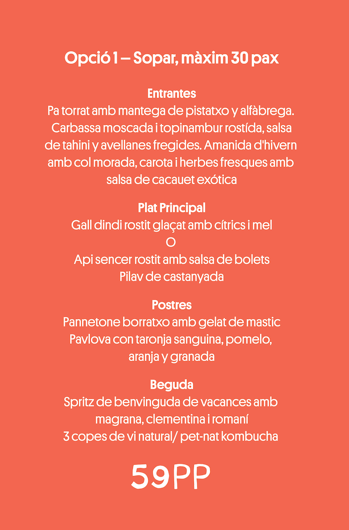 MENU de FIESTAS